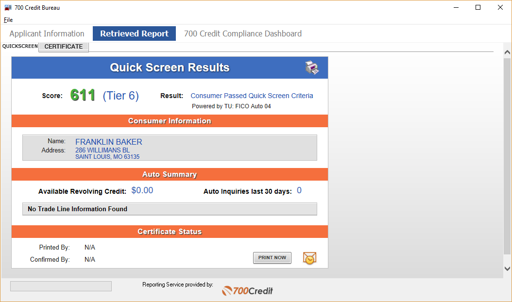 700CreditQuickScreen
