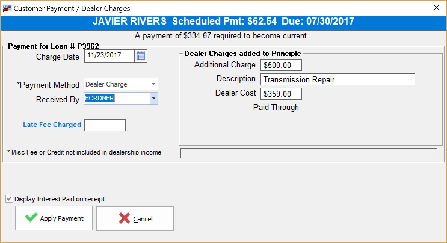 BHPHTab_AdditionalCharge