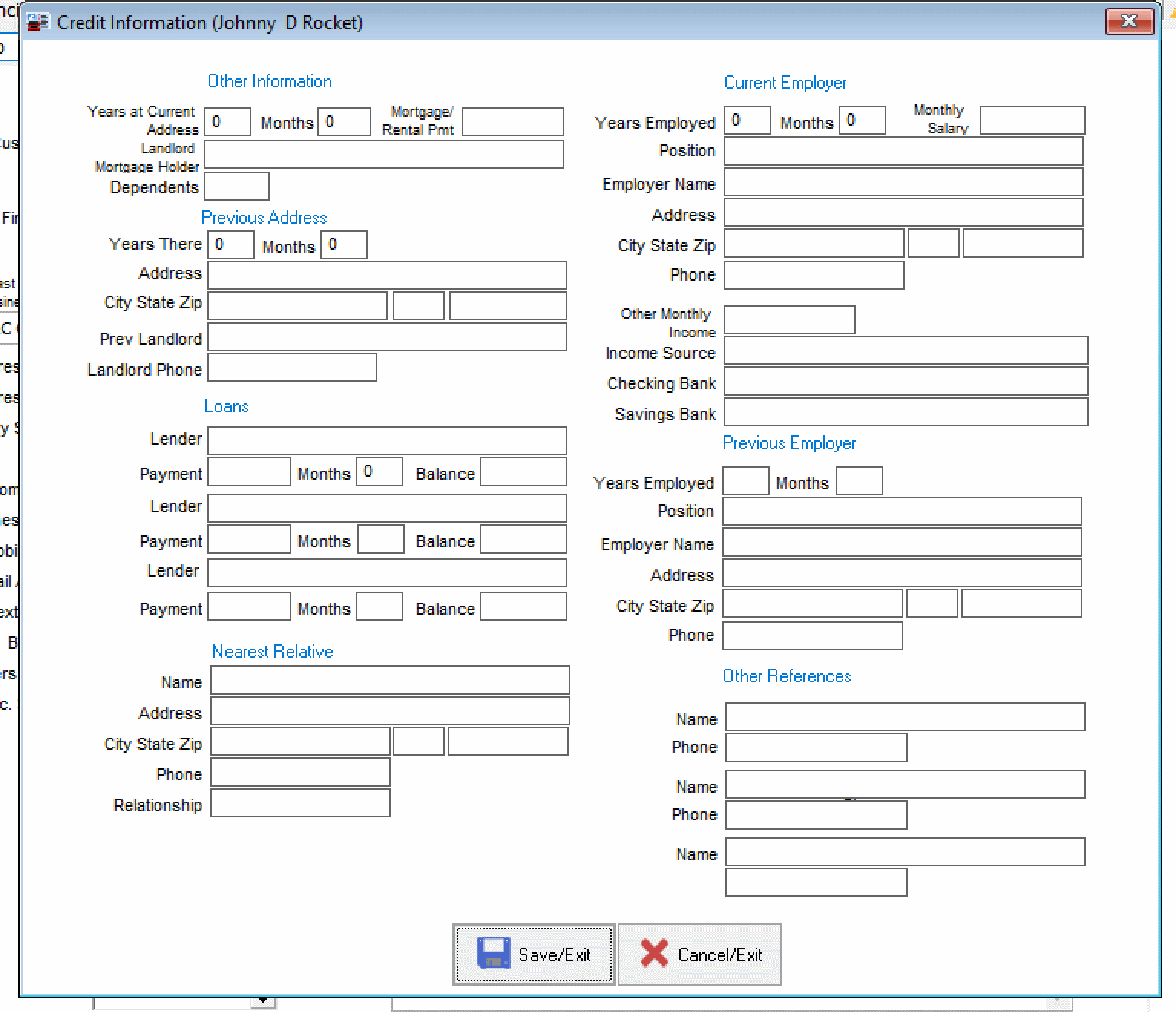 creditinfo_entryscreen