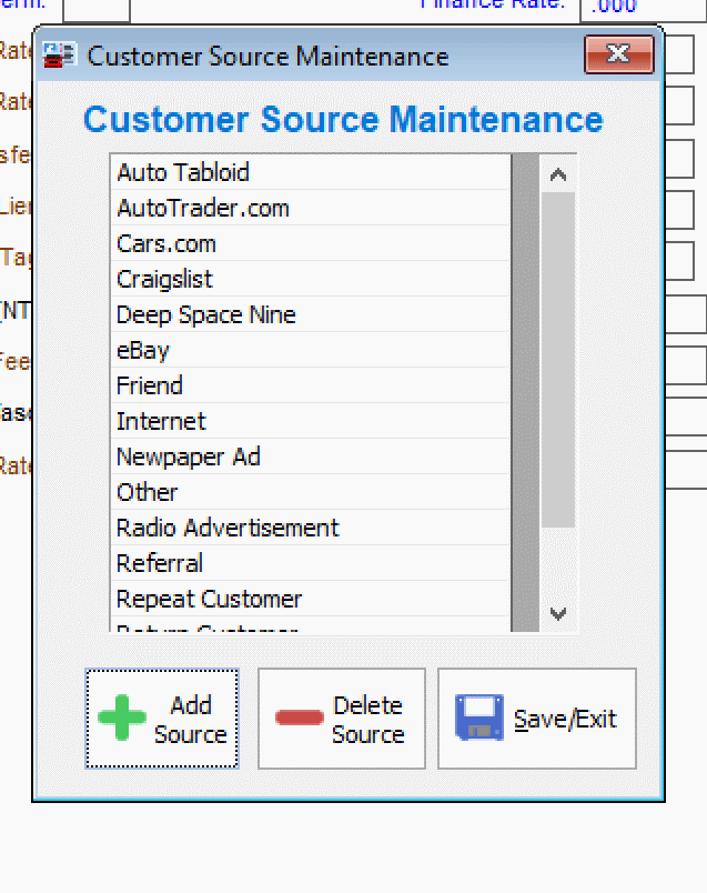 customersourcelistMaint