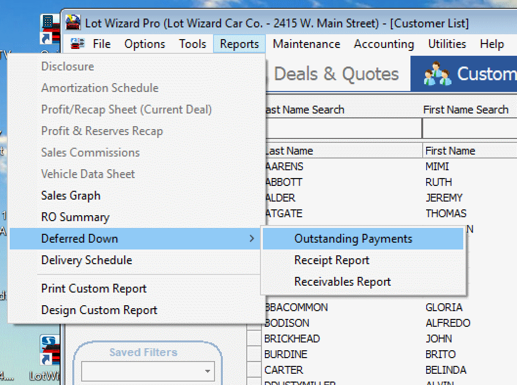 deferreddownreportsdropdown