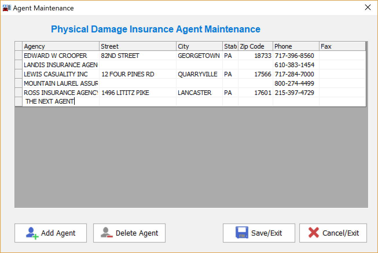 PDI Agent Maintenance