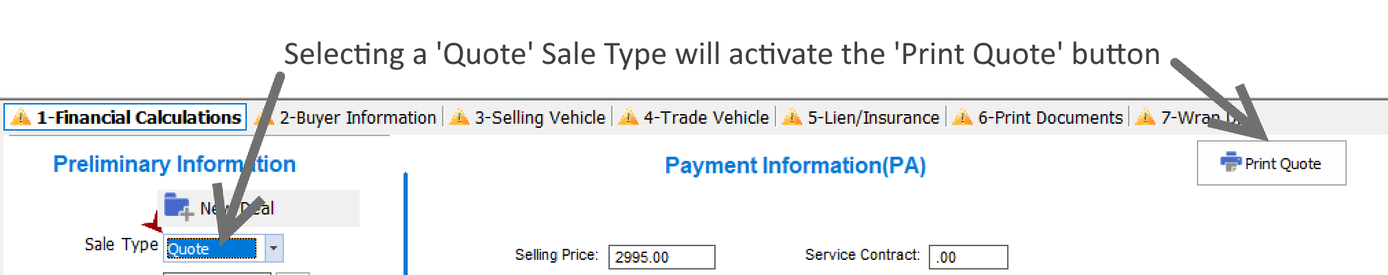 Quote_SelectionandPrintQuote