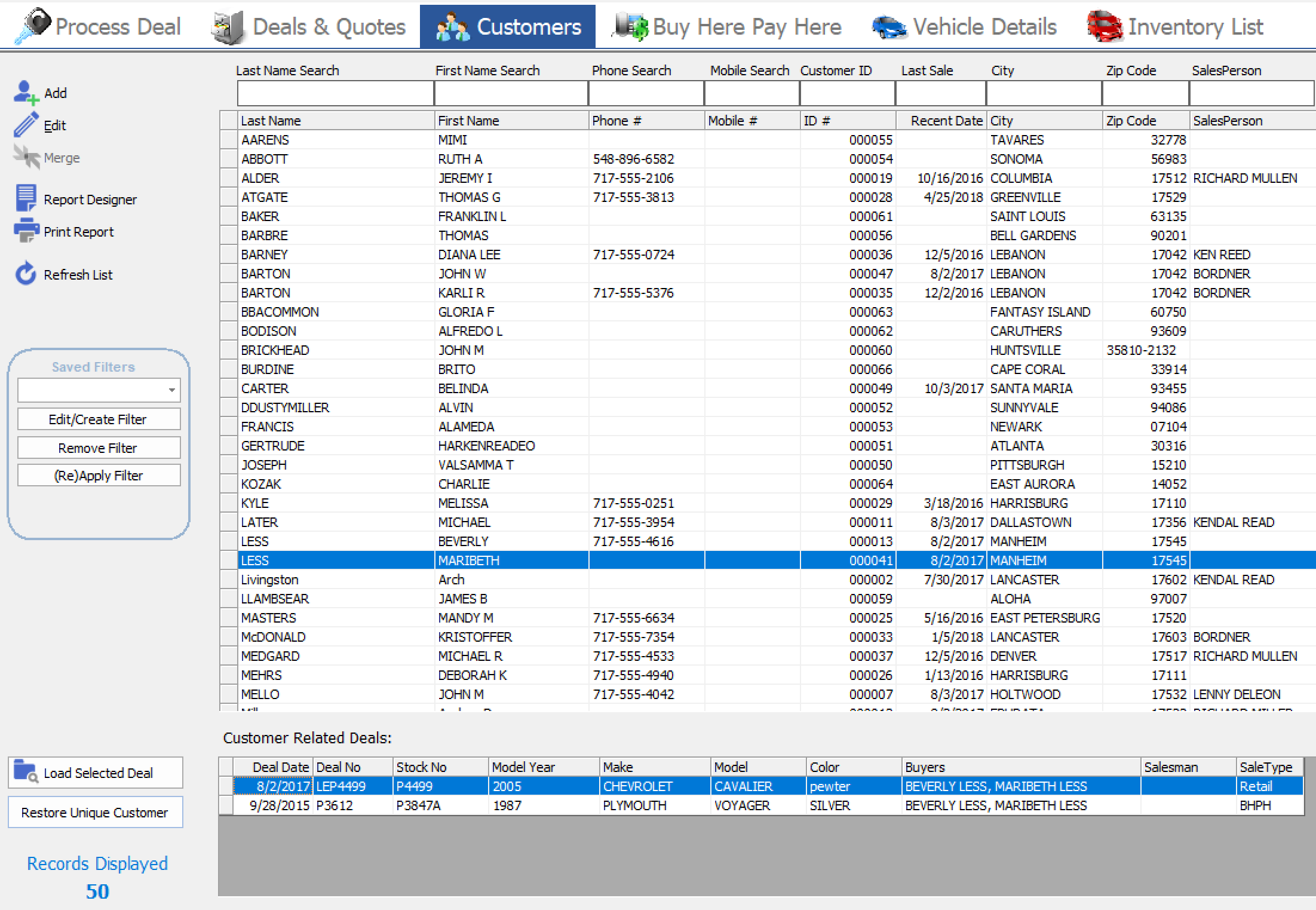 restoreuniquecustomer