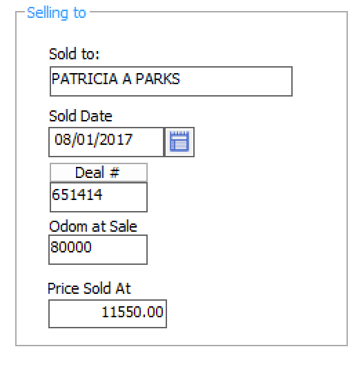 Vehicle_SellingInformation